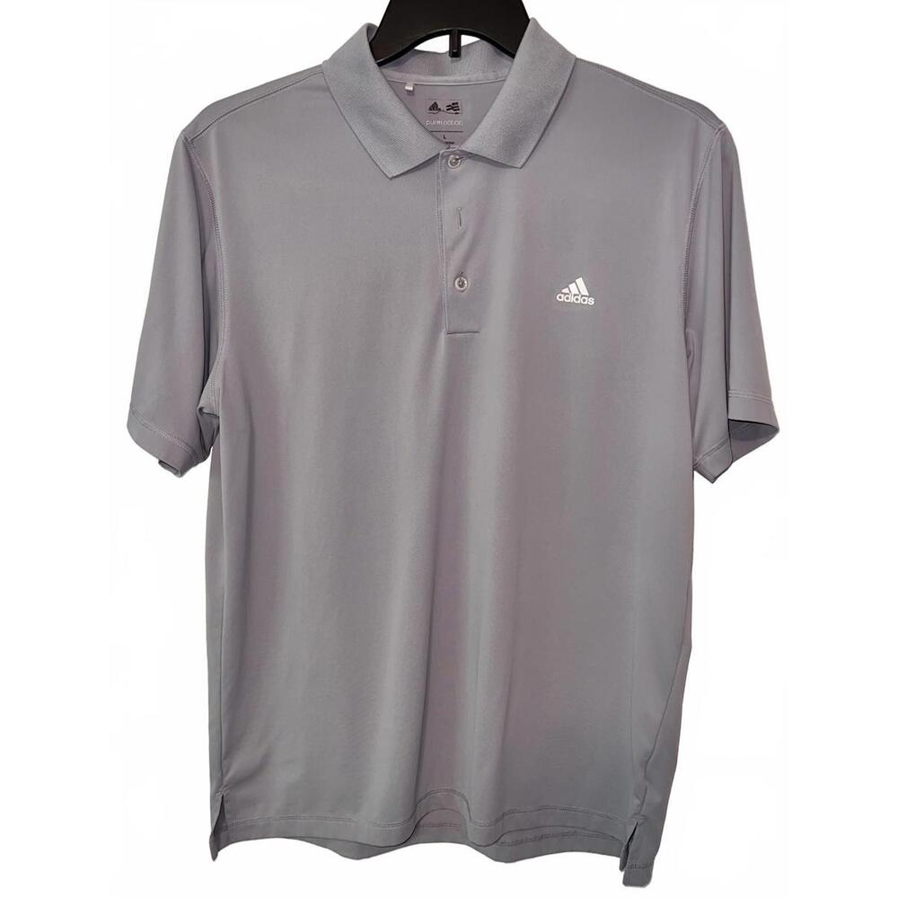 Adidas Golf Puremotion Polo Shirt - Light Gray - Size L